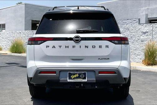 White Pearl 2026 Nissan Pathfinder Platinum