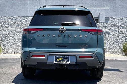 Teal 2026 Nissan Pathfinder Platinum