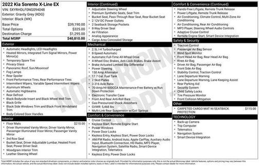 2022 Kia Sorento X-Line EX