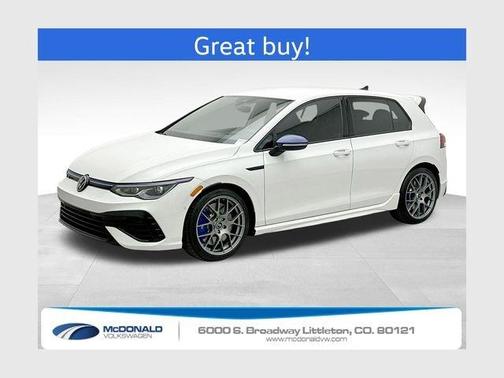 Pure White 2023 Volkswagen Golf R 2.0T 20th Anniversary Edition