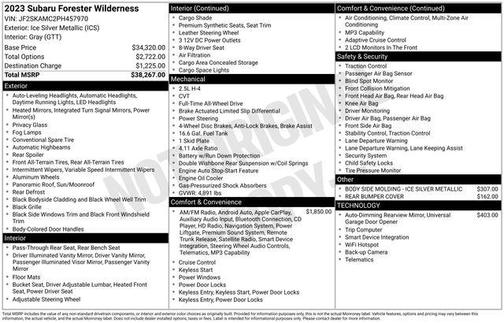 2023 Subaru Forester Wilderness