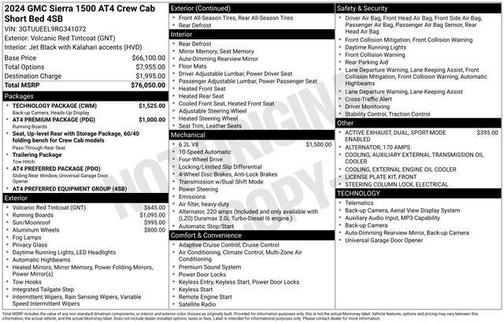 2024 GMC Sierra 1500 AT4