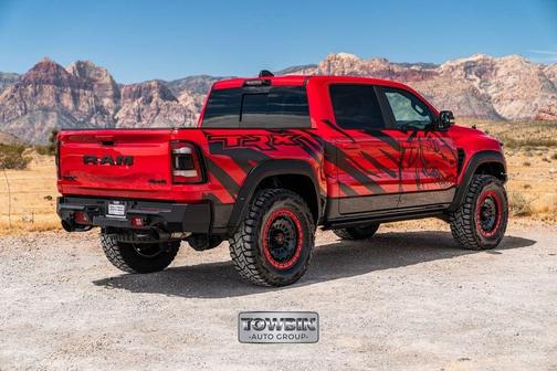 Red 2022 RAM 1500 TRX