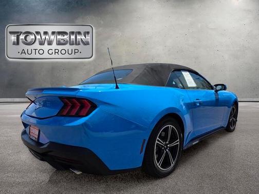 Blue 2025 Ford Mustang EcoBoost Premium