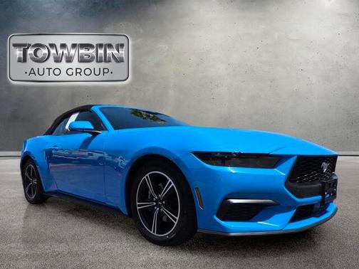 Blue 2025 Ford Mustang EcoBoost Premium