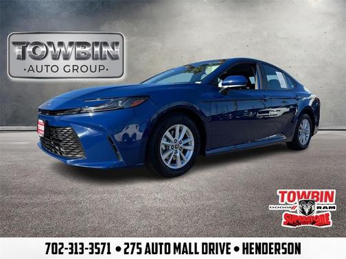 Blue 2025 Toyota Camry LE Sedan