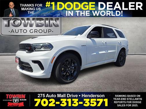 White Knuckle Clearcoat 2025 Dodge Durango R/T SUV