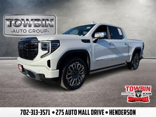 White Frost Tri-Coat 2023 GMC Sierra 1500 Denali Ultimate Truck