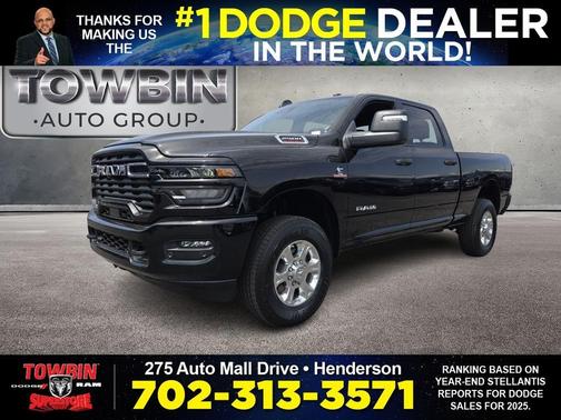 Diamond Black 2025 RAM 2500 Big Horn Truck