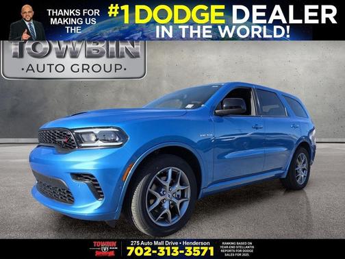 Blue 2026 Dodge Durango GT HEMI V8
