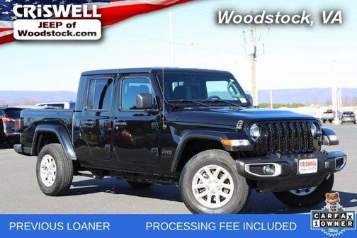 Black Clearcoat 2023 Jeep Gladiator Sport S