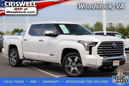 Pearl 2024 Toyota Tundra Hybrid Capstone