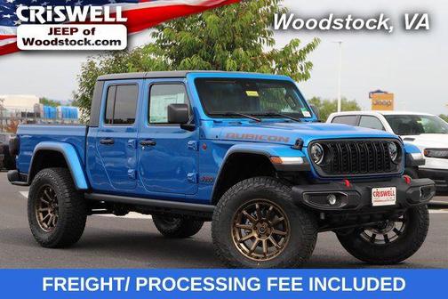 Hydro Blue Pearlcoat 2025 Jeep Gladiator Rubicon