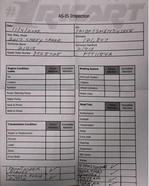 2017 Chevrolet Cruze Premier