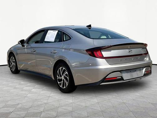 Shimmering Silver 2021 Hyundai SONATA Blue