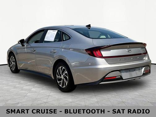 Shimmering Silver 2021 Hyundai SONATA Blue