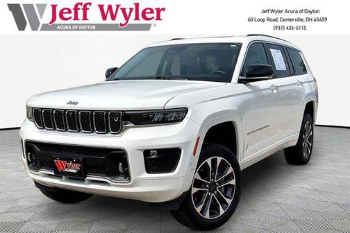 Bright White Clearcoat 2022 Jeep Grand Cherokee L Overland