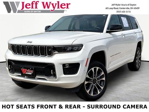 Bright White Clearcoat 2022 Jeep Grand Cherokee L Overland