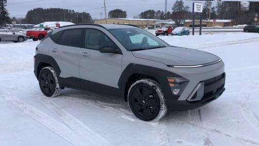 Cyber Gray Metallic 2026 Hyundai KONA SEL Sport