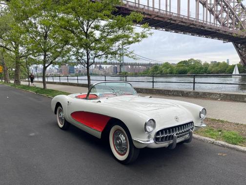 White 1957 Chevrolet Corvette Base