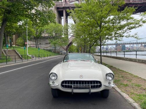 White 1957 Chevrolet Corvette Base