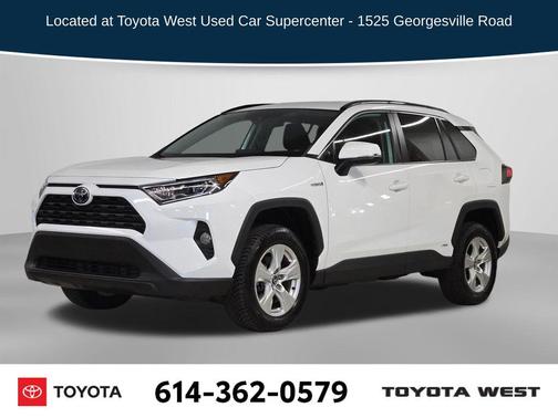 Super White 2020 Toyota RAV4 Hybrid XLE
