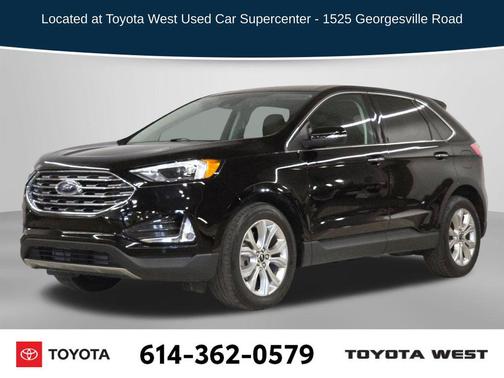 Black Metallic 2024 Ford Edge Titanium