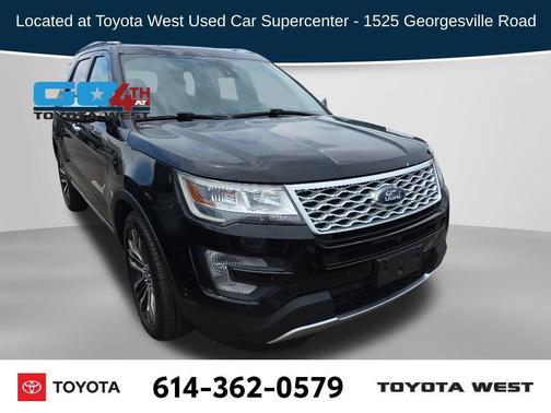 Shadow Black 2017 Ford Explorer Platinum