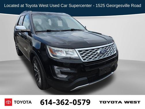 Shadow Black 2017 Ford Explorer Platinum