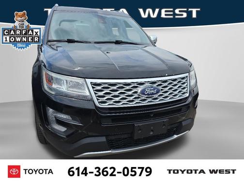 Shadow Black 2017 Ford Explorer Platinum