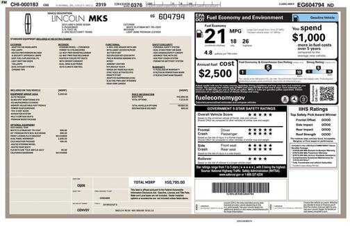 2014 Lincoln MKS Base