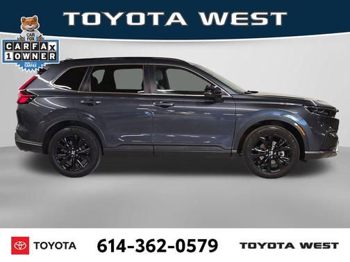 Gray 2025 Honda CR-V Hybrid Sport Touring AWD