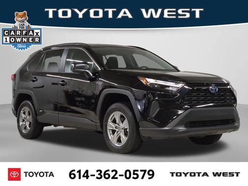 Midnight Black Metallic 2024 Toyota RAV4 Hybrid LE