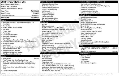 2024 Toyota 4Runner SR5