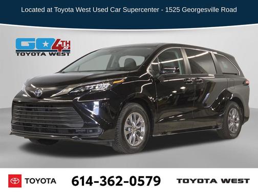 Midnight Black Metallic 2024 Toyota Sienna LE