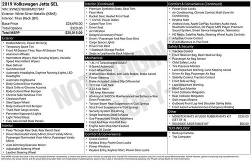 2019 Volkswagen Jetta 1.4T SEL