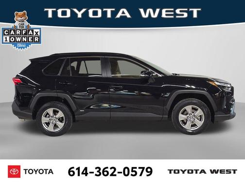 Midnight Black Metallic 2025 Toyota RAV4 Hybrid LE