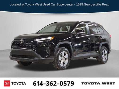 Midnight Black Metallic 2025 Toyota RAV4 Hybrid LE