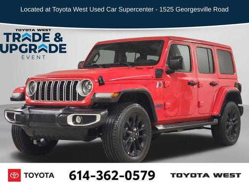 Firecracker Red Clearcoat 2025 Jeep Wrangler 4xe Sahara