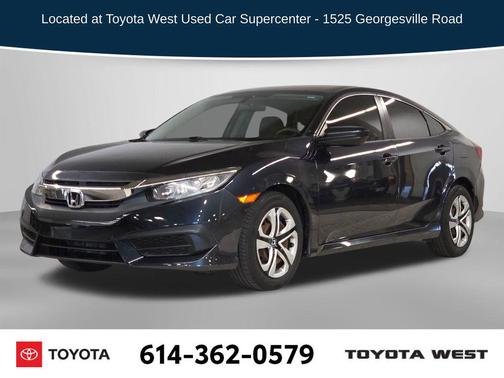 Modern Steel Metallic 2018 Honda Civic LX