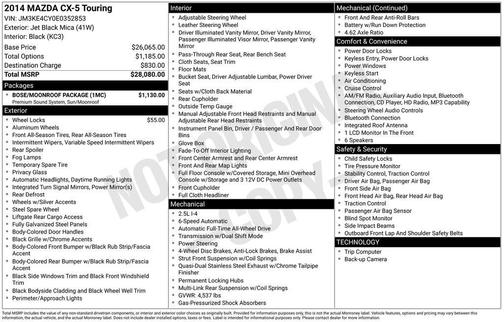 2014 Mazda CX-5 Touring
