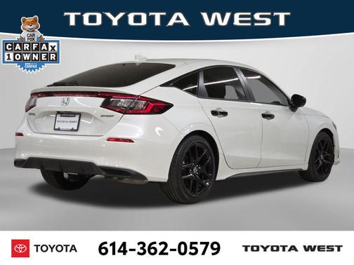 Platinum White Pearl 2024 Honda Civic Sport
