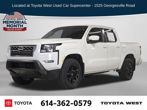 Glacier White 2022 Nissan Frontier SV