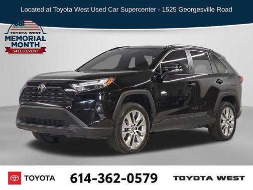 Midnight Black Metallic 2025 Toyota RAV4 XLE Premium