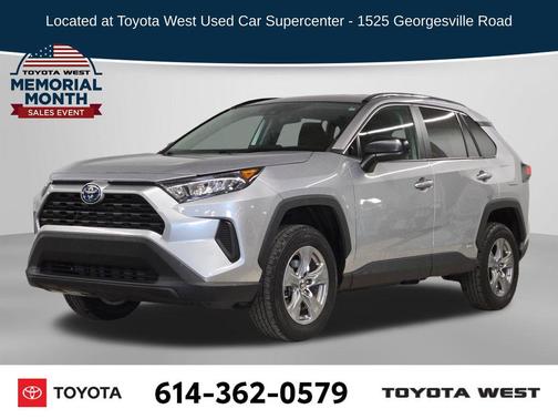 Silver Sky Metallic 2022 Toyota RAV4 Hybrid LE