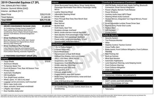 2019 Chevrolet Equinox 1LT