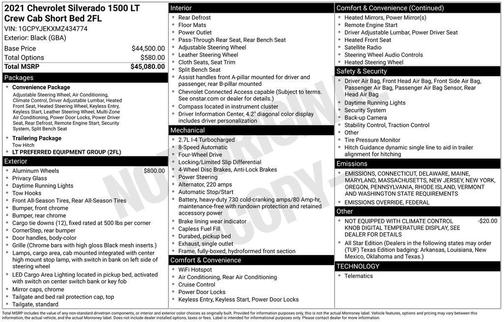 2021 Chevrolet Silverado 1500 LT