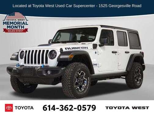 Bright White Clearcoat 2023 Jeep Wrangler 4xe Rubicon