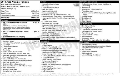 2019 Jeep Wrangler Rubicon