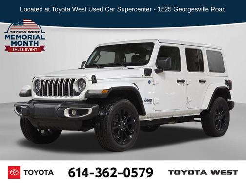 Bright White Clearcoat 2025 Jeep Wrangler 4xe Sahara